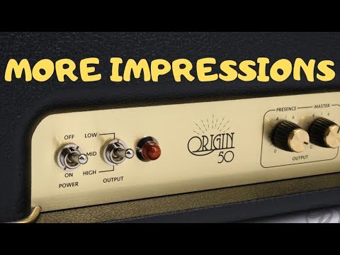 Marshall Origin 50 - More Impressions