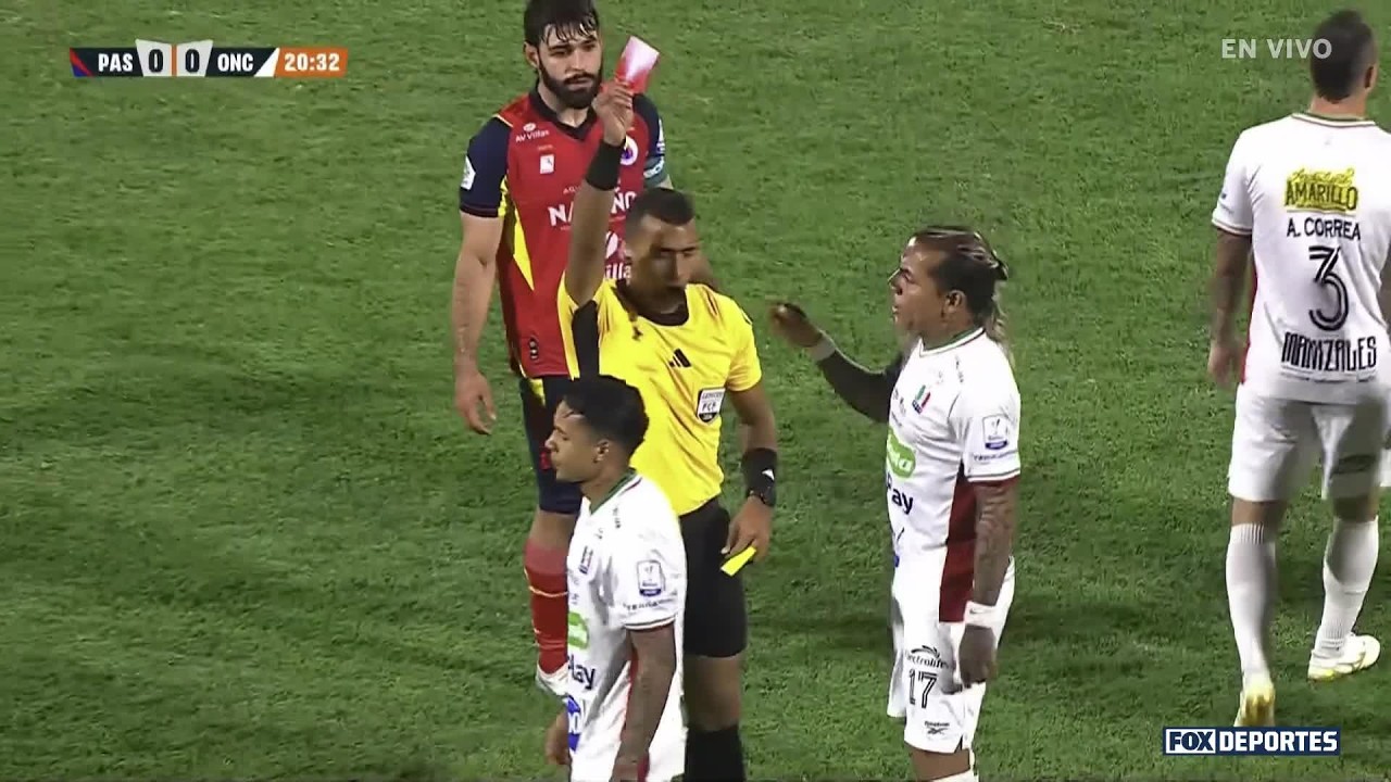 TARJETA ROJA Mateo Zuleta | Deportivo Pasto 0-0 Once Caldas | Clausura 2026 | Liga Dimayor