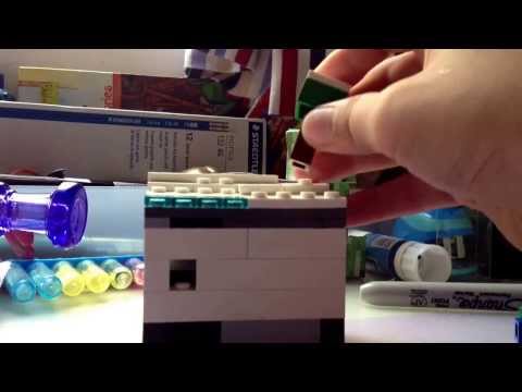 Caleb Goh - Lego minecraft micro world snow biome