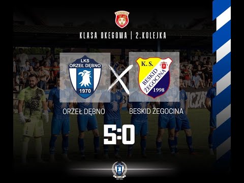 LKS Orzeł Dębno - BESKID RZEGOCINA. Wygrywamy spotkanie jubileuszowe 5:0.