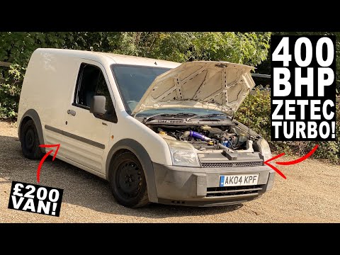 MONSTER SLEEPER 400+ BHP FORD TRANSIT CONNECT! *ZETEC TURBO ENGINE SWAP*