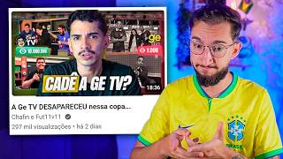 REACT: A Ge TV DESAPARECEU nessa copa...