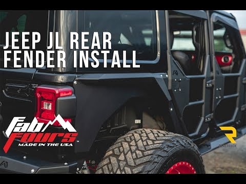 Step By Step Rear Fender Installation For The Jeep Wrangler JL
