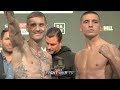 LEE SELBY VS. RICKY BURNS - FULL WEIGH IN AND FACE OFF VIDEO