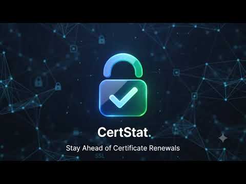 Certificate Expiry Tracker video thumbnail