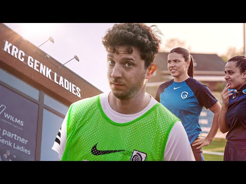 We let OUR GUY train with KRC GENK LADIES 🔵⚪