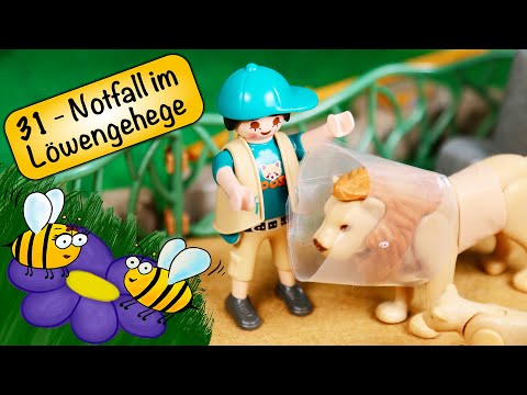 PLAYMOBIL® Familie Biene - Folge 31 - Notfall im Löwengehege 🦁🚑