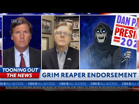 死神はダン・パトリック副知事を支持しています。 (The grim reaper endorses Lt. Governor Dan Patrick)