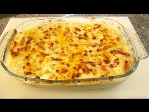 Coliflor gratinada con Beicon