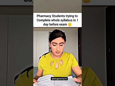 Pharmacy Students one night before semester exam #pharmacy #shorts #trending #viral