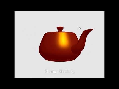 Phong Shading and Gouraud Shading