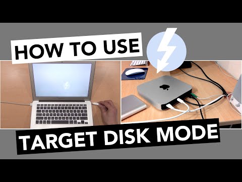 How To Use TARGET DISK MODE on Mac