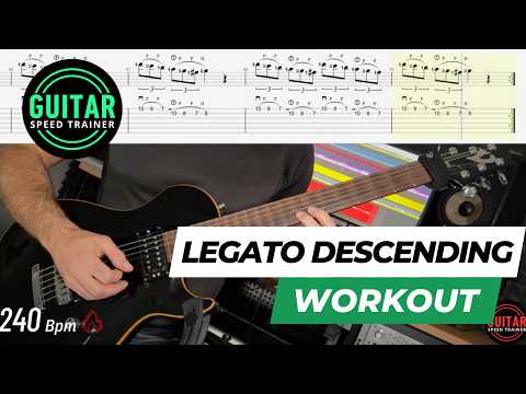 Descending Legato Guitar Workout – Level Up Your Pull-Offs