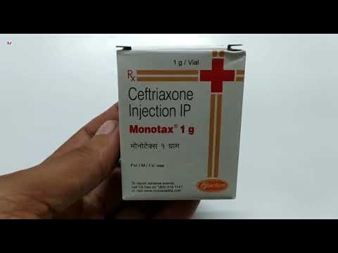 Ceftriaxone Monotax 1gm Injection