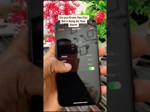 # iPhone #Do you know you can set a song as your alarm 🚨