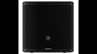 Video thumbnail for Mackie SR18S 18-inch 1600-watt Professional Powered Subwoofer by Vantoine Lael