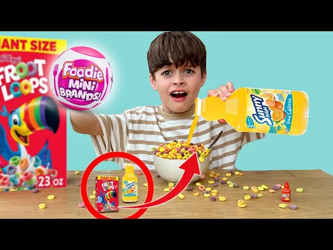 MiniBrands Décide Ce Qu'on MANGE Pendant 24H