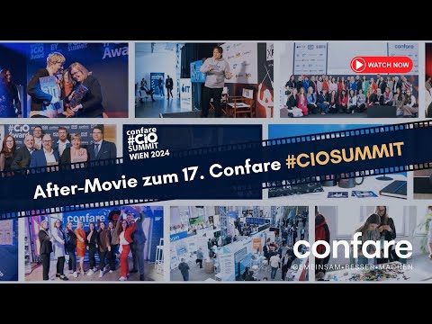 17. Confare #CIOSUMMIT Wien - Österreichs Nummer 1 IT-Management-Forum