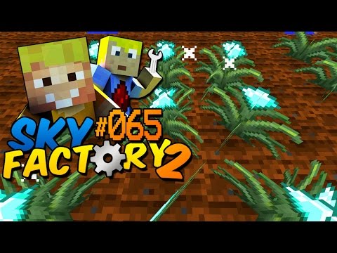 Diamond Plants! The diamond is now growing here! - Minecraft Sky Factory 2 Episode #65
