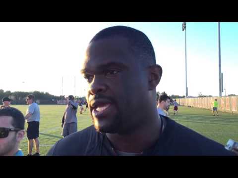 VIDEO: Travelle Wharton takes over as USC offensive line coach