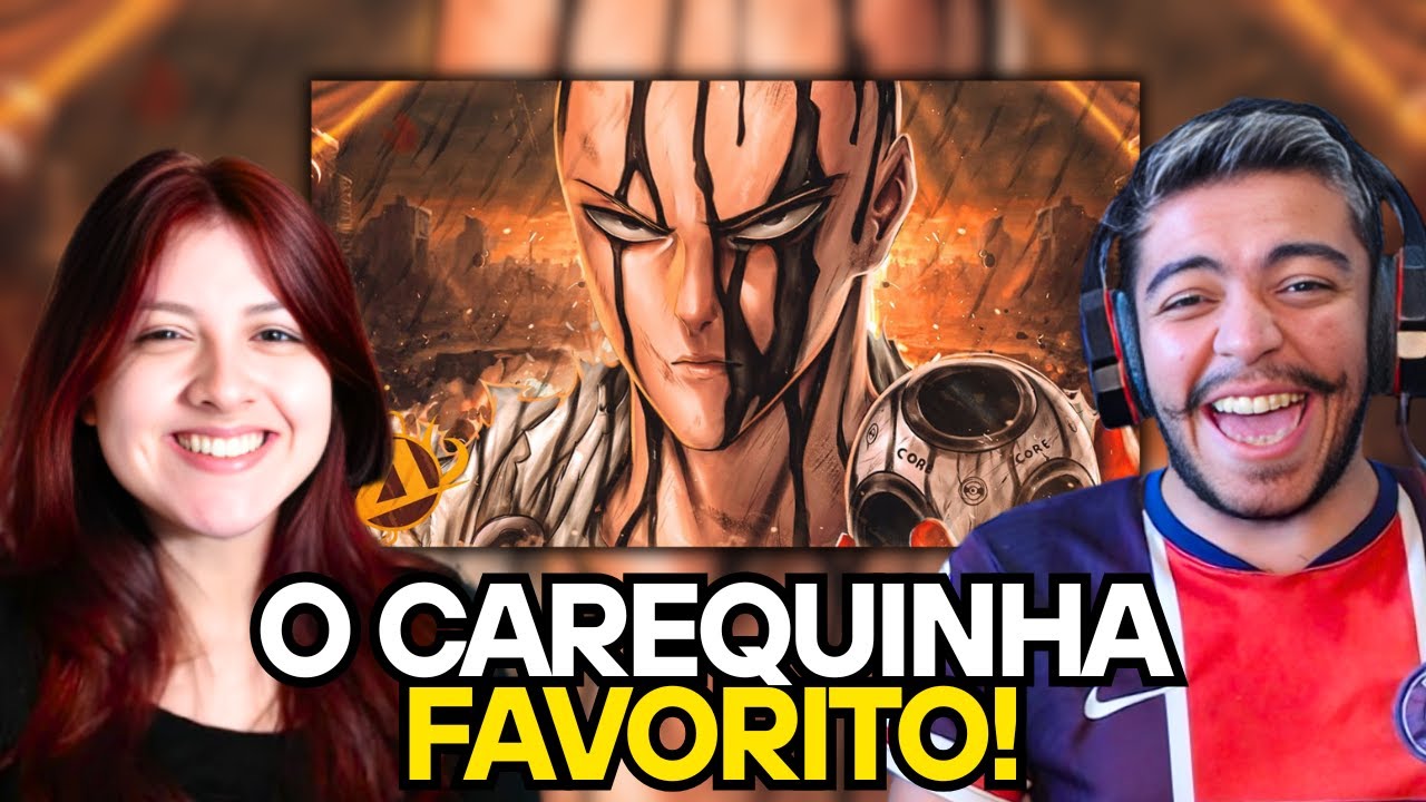 ♪ Saitama (One Punch Man) | Soco Seriamente Sério | AniRap | REACT