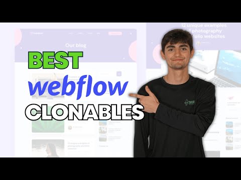 Best Webflow Cloneable Templates: Top 5 FREE Templates for 2023