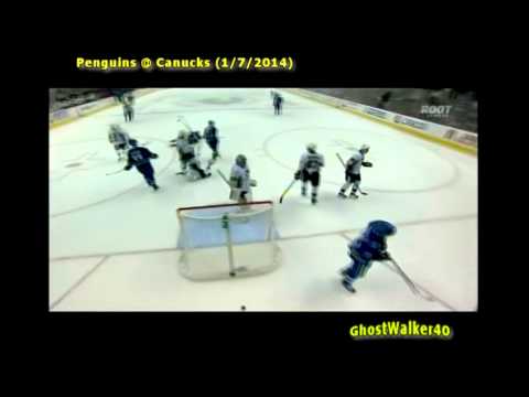 Highlights: Penguins vs Canucks (1-7-2014)