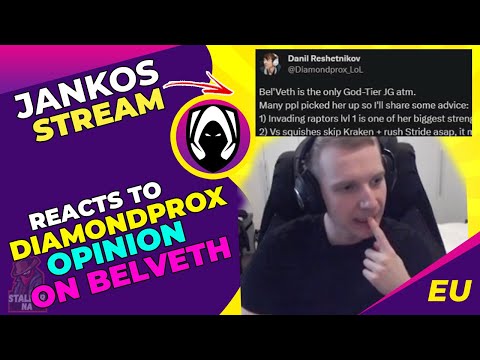 Jankos Reacts to DIAMONDPROX Tweet About Bel'Veth 🤔