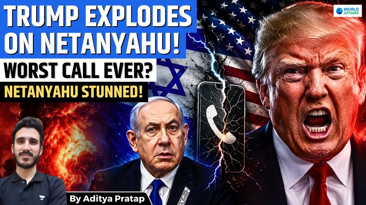 Trump EXPLODES at Netanyahu: “You’re Crazy!” | US-Israel Rift Deepens