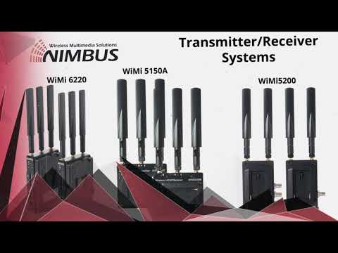 Nimbus WiMi6220 Wireless HD/3G-SDI HDMI H.264 Encoder/Transmitter and with Low Latency (80ms)