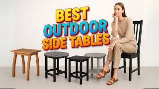Top 5 Best Outdoor Side Tables 2025 | Durable & Stylish Patio Side Tables Reviewed!