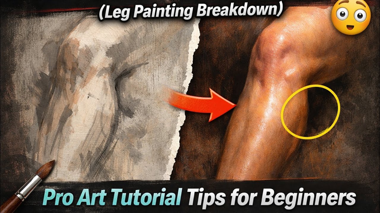 Stunning oil painting process || learn how to paint as a beginner artist.  #artist #howto 