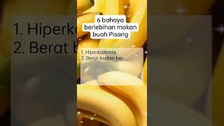 Download lagu 6 bahaya berlebihan makan buah Pisang mp3