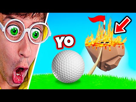 99% IMPOSIBLE ⛔ HOYO TROLL vs HERMANO 😂⛳! (Golf it) - TEKENDO
