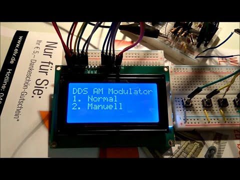 Projekt "Peilsender" mit AD9850 DDS
