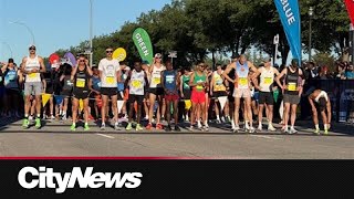 Record 14,000 runners take part in Manitoba Marathon as event marks largest turnout in history