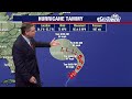 Hurricane Tammy spins in Atlantic