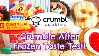 🍪DID THEY HOLD UP? HOW I FREEZE MY CRUMBL COOKIES UPDATE: CRUMBL COOKIES AFTER FROZEN TASTE TEST🍪