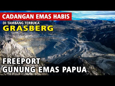 Freeport's GRASBERG Open Mine, the World's Largest Gold Mountain, Has Depleted Gold Reserves in P...