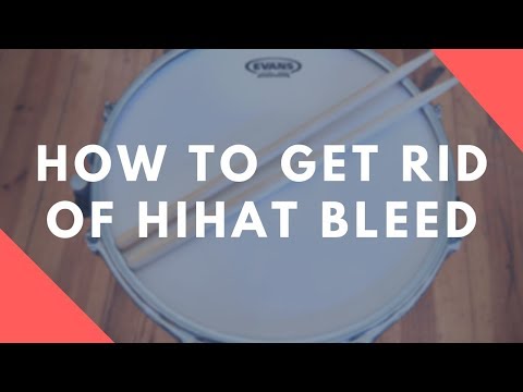 So entfernen Sie Hi-Hat-Blutungen aus Ihrer Snare
