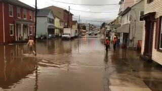 Flooding in Middletown following storm