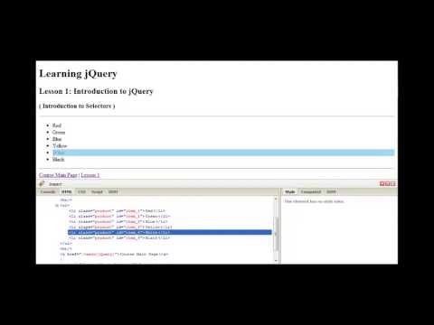 jQuery Fundamentals | Learnable.com Tutorial