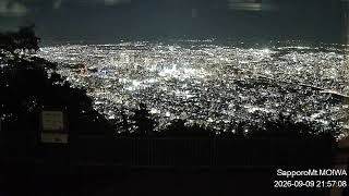 【LIVE】札幌もいわ山ロープウェイ-標高531ｍライブカメラ/24時間リアルタイム配信／Sapporo Mt.Moiwa Ropeway-altitude signboard Live Camera live webcam