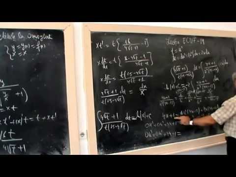 Lectia ECDIF  14 -  Ecuatii diferentiale cu variabile separabile