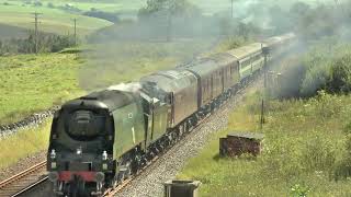 The Waverley SR 34067 Tangmere with two diesels Assisting 17 08 2025