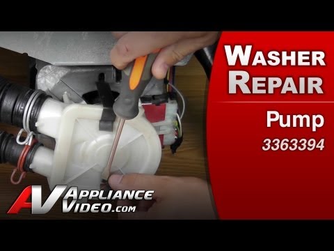 Whirlpool Washer Repair - Leaking Water - Pump
