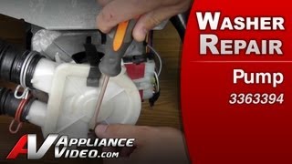 Whirlpool Washer Repair - Leaking Water - Pump