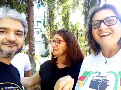 AQUECIMENTO ENTREVISTA: Coordenadoras do grupo mirim do CTG Querência do Prata