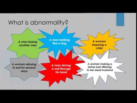 Abnormal Psychology Unit 1 Lecture 1