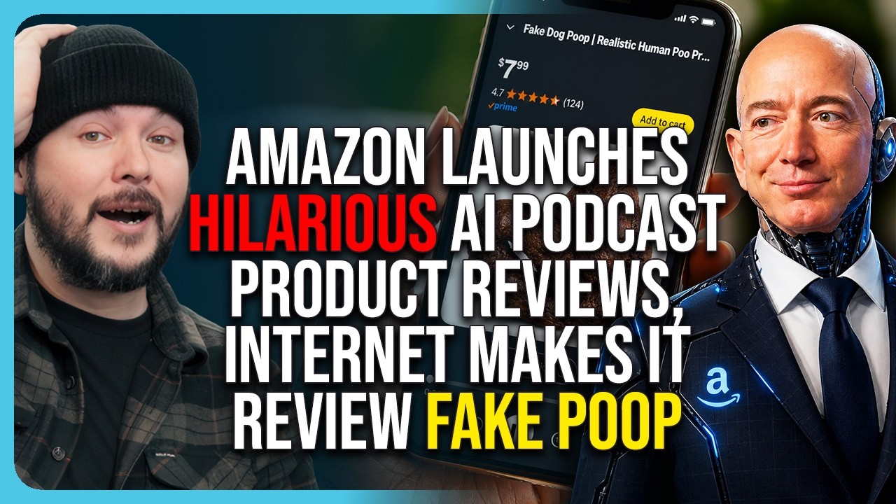 Amazon Launches HILARIOUS AI Podcast Product Reviews, Internet Makes It Review FAKE POOP